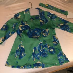 Kristen Davis XS belted jacket